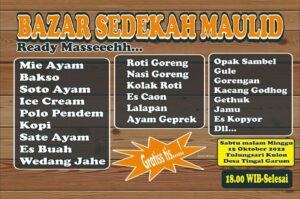 Warga Garum Blitar Akan Gelar Wisata Kuliner Gratis, Makan Sepuasnya Tidak Bayar