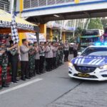 Mudik Gratis, Kapolresta Sidoarjo Berangkatkan 10 Bus Dari Terminal Purabaya