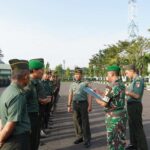 Kasi Pers Korem 084/BJ Laksanakan Pengecekan Personel Usai Cuti Lebaran