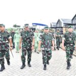 KASAD Tinjau Perkembangan Pembangunan Yonif 516/CY Wedoroanom Gresik