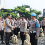 Kapolresta Sidoarjo Terjunkan 63 Personil Pengamanan Pilkades Bangkalan