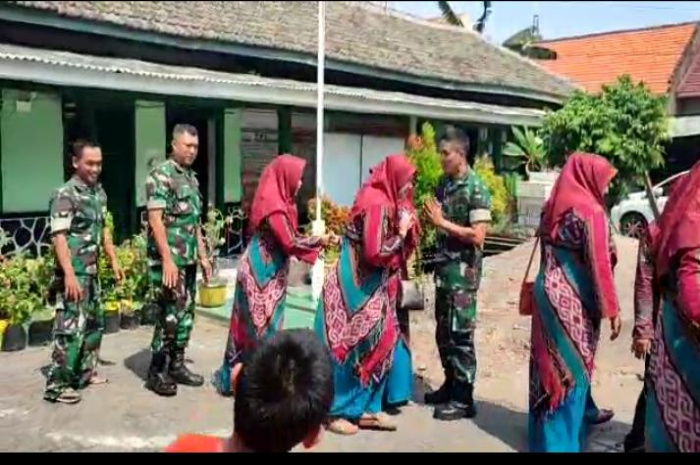 Keluarga Besar Koramil 0816/18 Sedati Gelar Halal Bihalal Bangun Silahturahmi