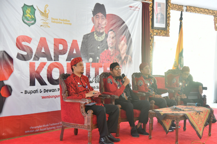 Bupati dan DPK Sumenep Sapa Komite Sekolah Dengan Cara Halal-Bihalal