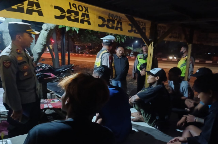 Polresta Sidoarjo Gelar Patroli Malam Antisipasi Balap Liar dan Kejahatan Jalanan