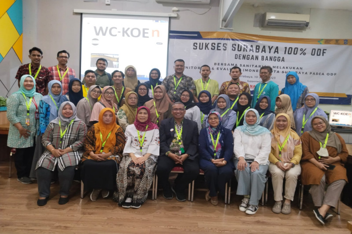 Peserta Monitoring dan Evaluasi Pasca Sukses Kota Surabaya 100% ODF