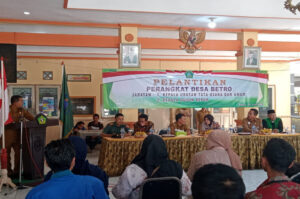 Danramil Sedati Menghadiri Pelantikan Perangkat Desa Betro
