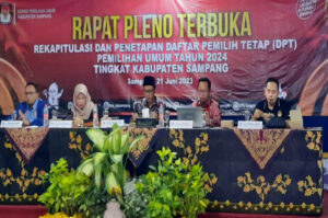 KPU Sampang Tetapkan DPT Sejumlah 761.421 pada Pemilu 2024