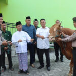 Sambut Hari Raya Idul Adha, Kapolresta Sidoarjo Distribusikan Hewan Qurban