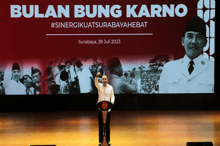 Wali Kota Surabaya Eri Cahyadi Menutup Peringatan Bulan Bung Karno, Ini Pesannya