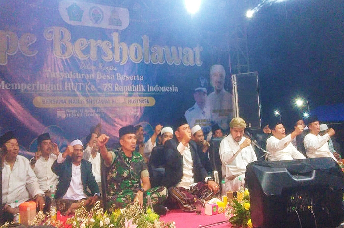 Danramil Sedati Hadiri Acara Pepe Bersholawat 