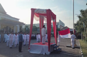 Kecamatan Sukodono Gelar Upacara Bendera Peringati HUT RI ke-78 