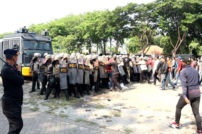 Polda Jawa Timur Gelar Gladi Sispamkota Antisipasi Kontinjensi Pemilu 2024