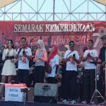 Semarak Kemerdekaan, Kodim 0816/Sidoarjo menggelar Funbike dalam rangka memperingati HUT Kemerdekaan ke-78 Republik Indonesia (RI) tahun 2023. Peserta menempuh rute kurang lebih 11,7 KM