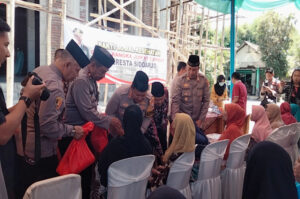 Polresta Sidoarjo Gelar Jum’at Curhat di Desa Gampang