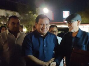 Prabowo Subianto Nekad Sapa Relawan Bolone Mase dan Bala Gibran di Solo