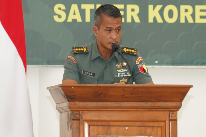 Kepala Seksi Perencanaan (Kasiren) Korem 084/BJ Kolonel Kav. Ari Setyawan Wibowo, S.Sos.