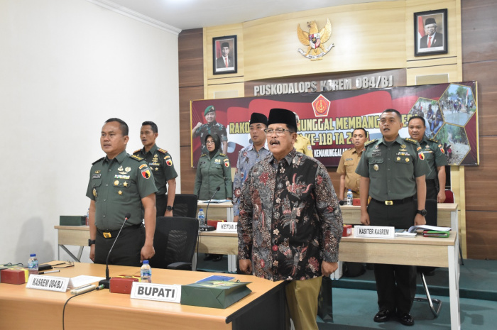 Rakornis Virtual Persiapan Pelaksanaan Program TMMD ke-118 TA. 2023
