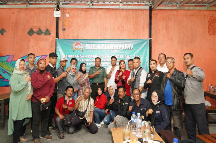 Perkuat Sinergitas, Penrem 084/BJ Gelar Ngopi Bareng Bersama Awak Media
