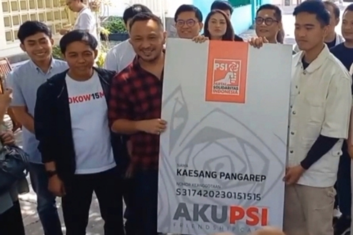 Kaesang Pangarep putra bungsu Presiden Jokowi Resmi Berlabuh Ke PSI