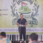Bupati Jember, Hendy Siswanto ajak para golfer sebutan atlet golf ikut ramaikan Bupati Jember Golf Turnamen 2023.