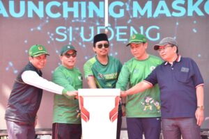 Bupati Sidoarjo Kenalkan Si Udeng Jadi Maskot Porprov VIII Jatim tahun 2023
