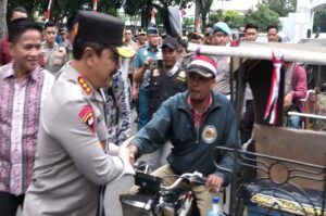 Jelang Pemilu 2024, Abang-abang Becak di Sumut Deklarasi Jaga Kondusifitas