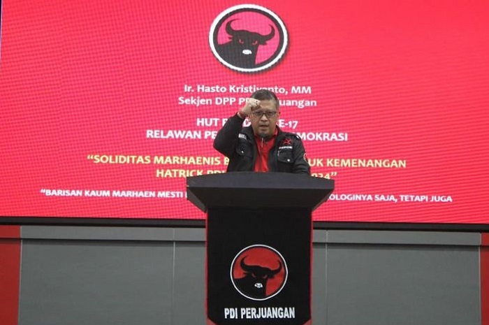 Sekretaris Jenderal (Sekjen) DPP PDIP Hasto Kristiyanto.