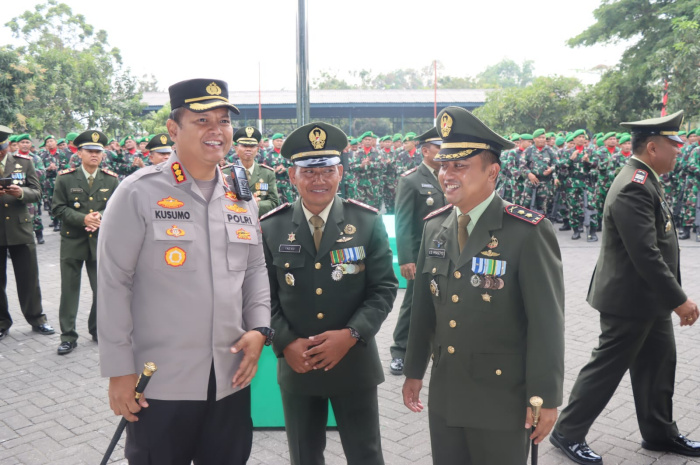 Polresta Sidoarjo Perkuat Sinergitas dalam Kunjungan HUT TNI Ke-78