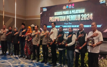 Polda Jatim Sinergi Bersama Awak Media Gelar Diskusi Panel Siap Sukseskan Pemilu Damai 2024