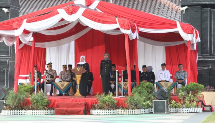 Bupati Blitar Pimpin Upacara Peringatan Hari Jadi ke 78 Provinsi Jawa Timur