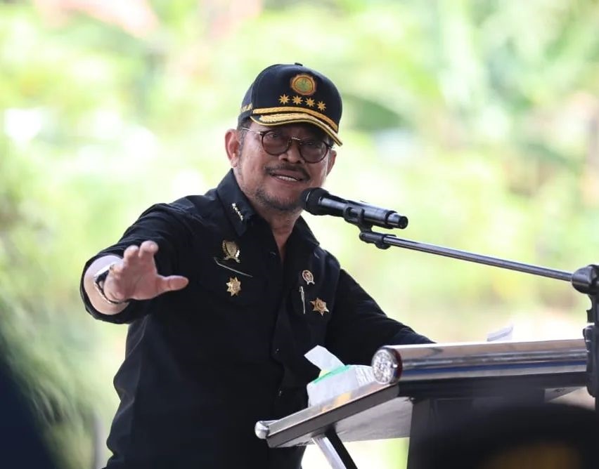 Syahrul Yasin Limpo Datangi Polda Metro Jaya