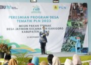 Bupati Blitar Resmikan Program Desa Tematik PLN 2023