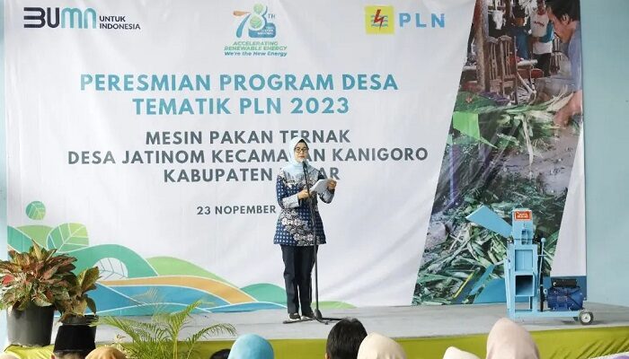 Bupati Blitar Resmikan Program Desa Tematik PLN 2023