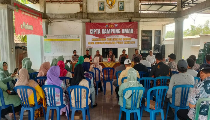 Polresta Sidoarjo Sosialisasi Kampung Aman Hadapi Pemilu 2024