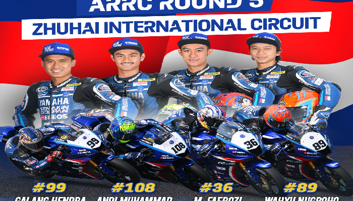 Para Pembalap Tim Yamaha Racing Indonesia Optimis Raih Poin Maksimal di ARRC 2023 China