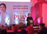Puan Maharani Tanam Pohon Kantil di Wisata Indrokilo Boyolali