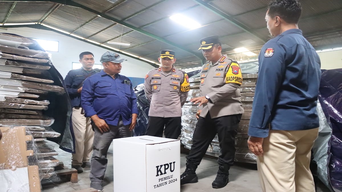 Kapolresta Sidoarjo Pastikan Persiapan Pemilu 2024 Berjalan Lancar