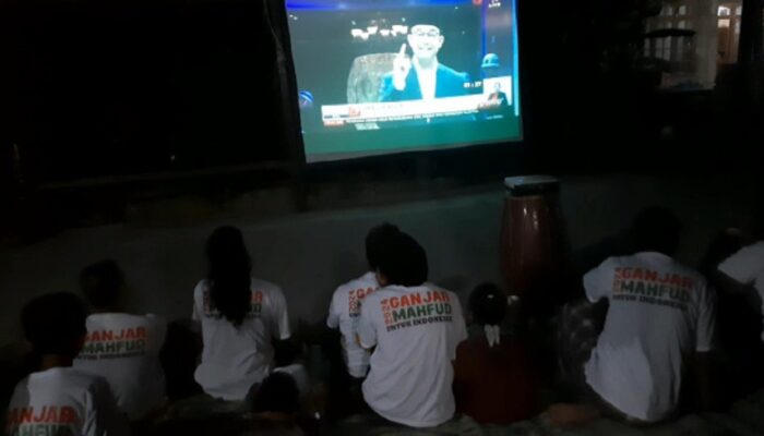 Hari Pertama Debat Capres, DWGP di Boyolali Gelar Nobar Dukung Ganjar-Mahmud