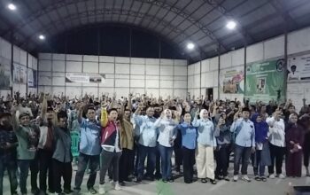 Caleg Gerindra Gelar Konsolidasi TPS Dukung Prabowo Gibran di Sidoarjo