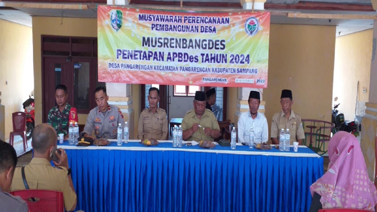 Pemdes Pangarengan Sampang Gelar Musrenbangdes 2024