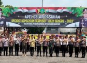 Kapolresta Sidoarjo Bacakan Amanat Kapolri Dalam Apel Gelar Pasukan Operasi Lilin Semeru 2023