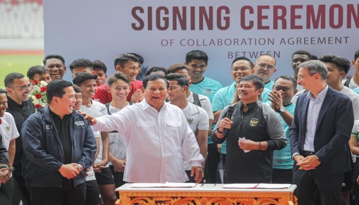 Ketua PSSI Erick Thohir Apresiasi Komitmen Prabowo Subianto di Bidang Sepak Bola