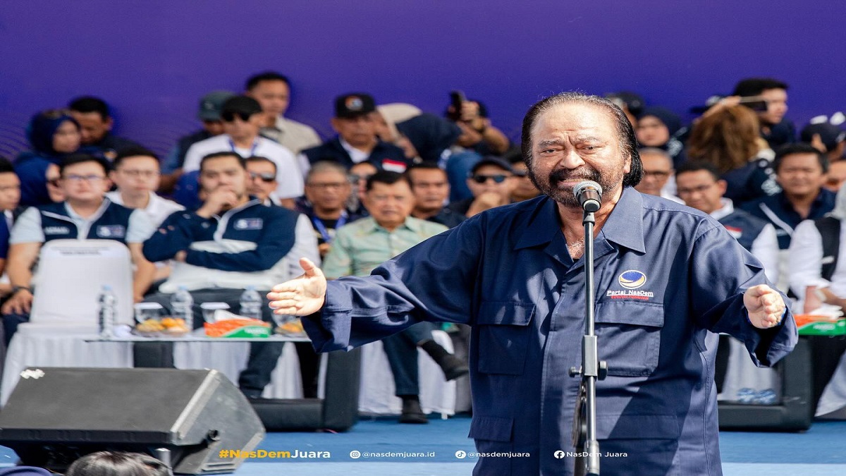 Surya Paloh dan JK Turun Gunung, Beri Dukungan Anies Baswedan di Kampanye Akbar Bandung