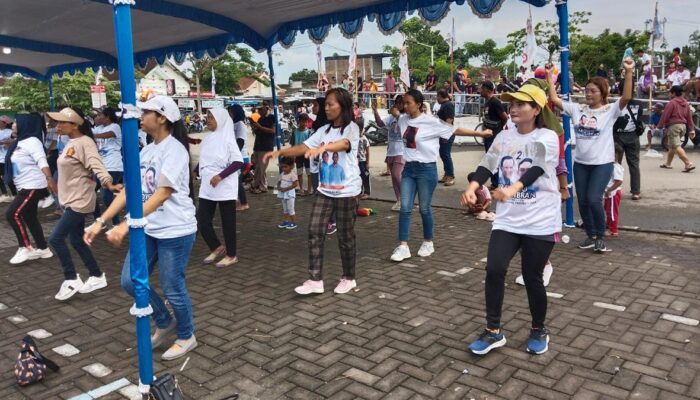 Senam Gemoy Goyang Kandang Banteng di Boyolali