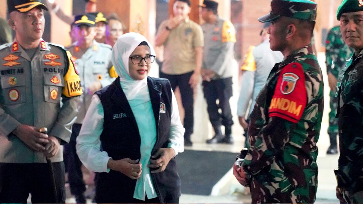 Bupati Blitar Bersama Forkopimda Pantau Arus Mudil Lebaran 2024