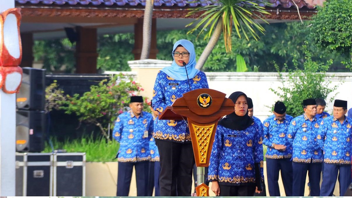 Pemkab Blitar Gelar Apel Pasca Libur Idul Fitri 1445 H