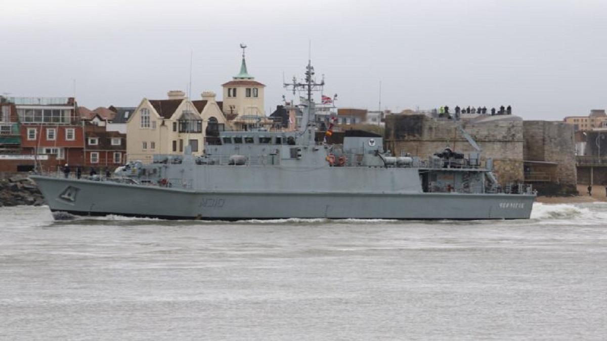 Sampai Ganti Nama, Pemburu Ranjau Ukraina Tinggal di Pangkalan Angkatan Laut Portsmouth