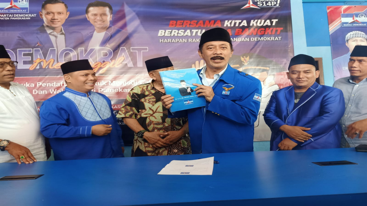 DPC Demokrat Pamekasan Sambut Baik Pengembalian Formulir Bacabup dari Fattah Jasin