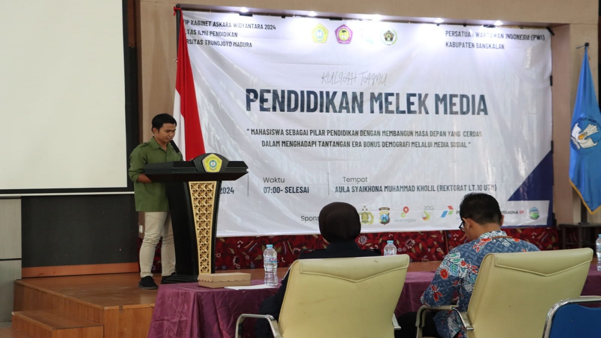 Era Digitalisasi, PWI Bangkalan Gelar Pendidikan Melek Media di UTM