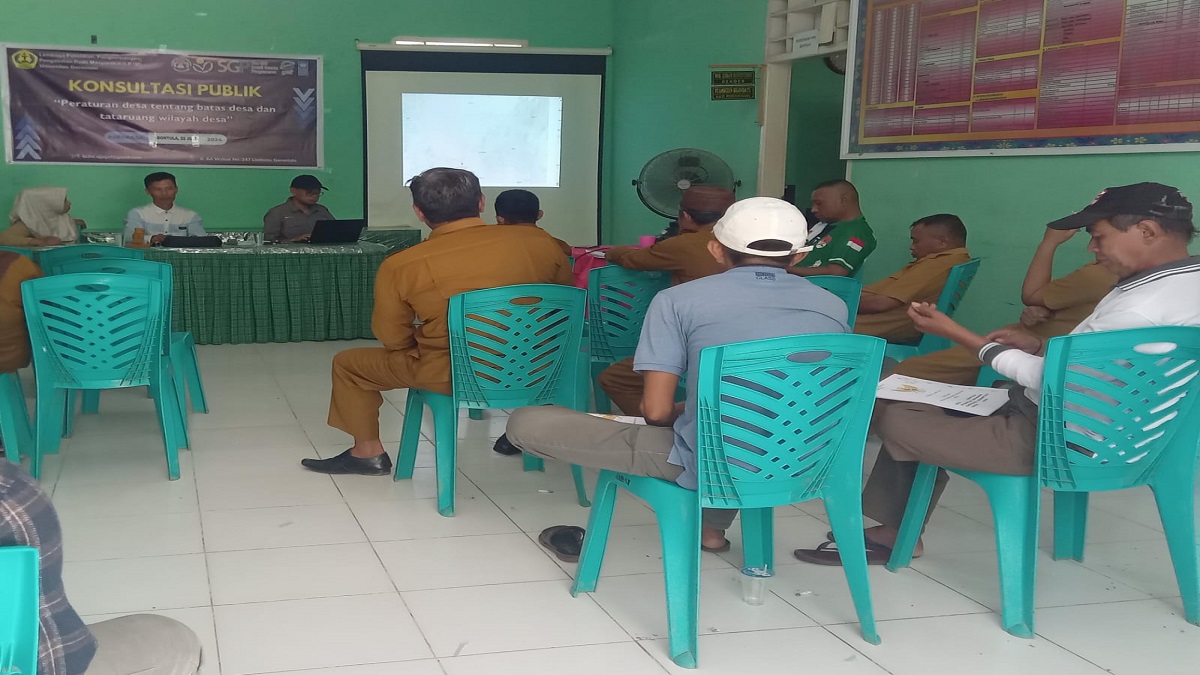Pemdes Bontula Gorontalo Bahas Batas Desa